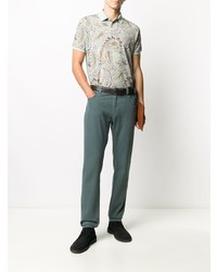 Polo imprimé gris Etro