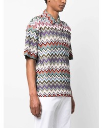 Polo imprimé gris Missoni