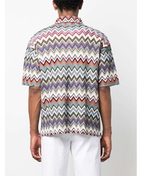 Polo imprimé gris Missoni