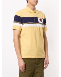 Polo imprimé jaune Kent & Curwen