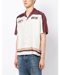 Polo imprimé marron Rhude