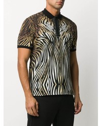 Polo imprimé marron Just Cavalli