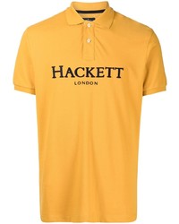 Polo imprimé moutarde Hackett