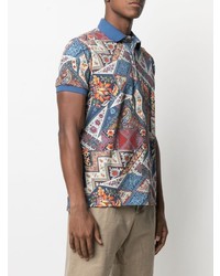 Polo imprimé multicolore Etro