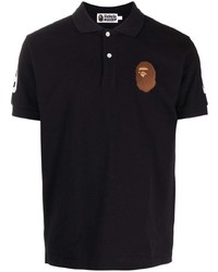 Polo imprimé noir A Bathing Ape