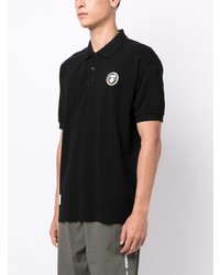 Polo imprimé noir AAPE BY A BATHING APE