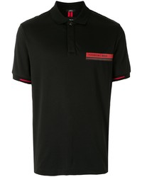 Polo imprimé noir BOSS