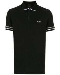 Polo imprimé noir BOSS