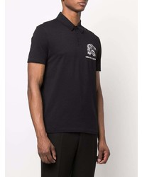 Polo imprimé noir Armani Exchange