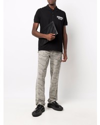 Polo imprimé noir DSQUARED2