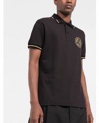 Polo imprimé noir VERSACE JEANS COUTURE