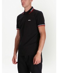 Polo imprimé noir BOSS