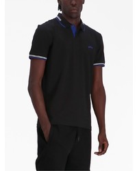 Polo imprimé noir BOSS