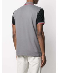 Polo imprimé noir Hackett