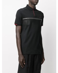 Polo imprimé noir Hackett