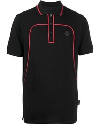 Polo imprimé noir Philipp Plein