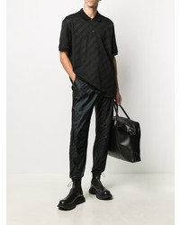 Polo imprimé noir Givenchy