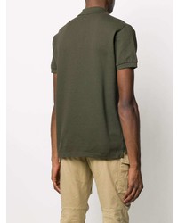 Polo imprimé olive DSQUARED2