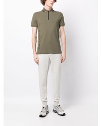 Polo imprimé olive Hackett