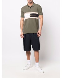 Polo imprimé olive Tommy Hilfiger