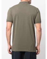 Polo imprimé olive Tommy Hilfiger