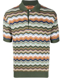 Polo imprimé olive Missoni