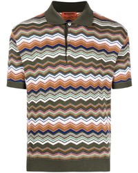 Polo imprimé olive Missoni