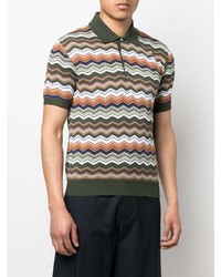 Polo imprimé olive Missoni