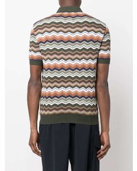 Polo imprimé olive Missoni