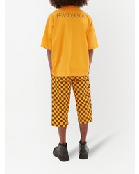 Polo imprimé orange JW Anderson