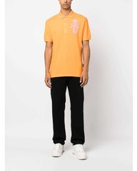 Polo imprimé orange Philipp Plein