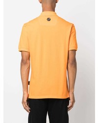 Polo imprimé orange Philipp Plein