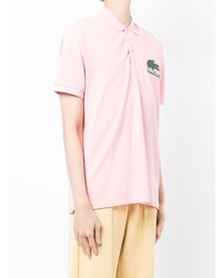 Polo imprimé rose Lacoste