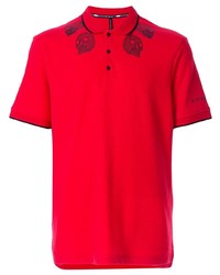 Polo imprimé rouge Blackbarrett