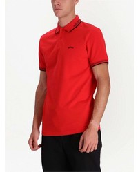 Polo imprimé rouge BOSS