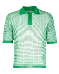 Polo imprimé vert Bottega Veneta