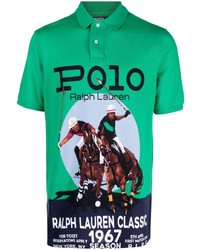 Polo imprimé vert Polo Ralph Lauren
