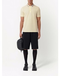 Polo jaune Burberry