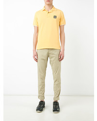 Polo jaune Stone Island