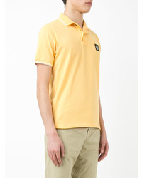 Polo jaune Stone Island