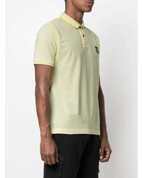 Polo jaune Stone Island