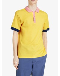 Polo jaune Burberry