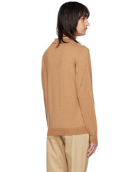 Polo marron clair A.P.C.