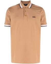 Polo marron clair BOSS