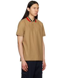 Polo marron clair Burberry