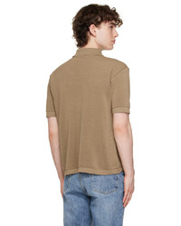 Polo marron clair Second/Layer