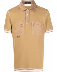 Polo marron clair Fred Perry