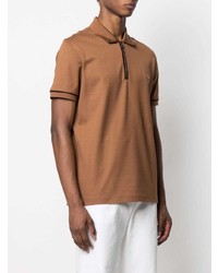 Polo marron clair Salvatore Ferragamo