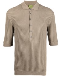 Polo marron clair Lardini