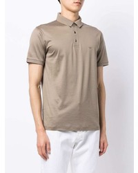 Polo marron clair Emporio Armani